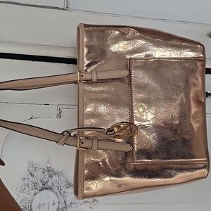 Michael Kors Gold Tote Bag
